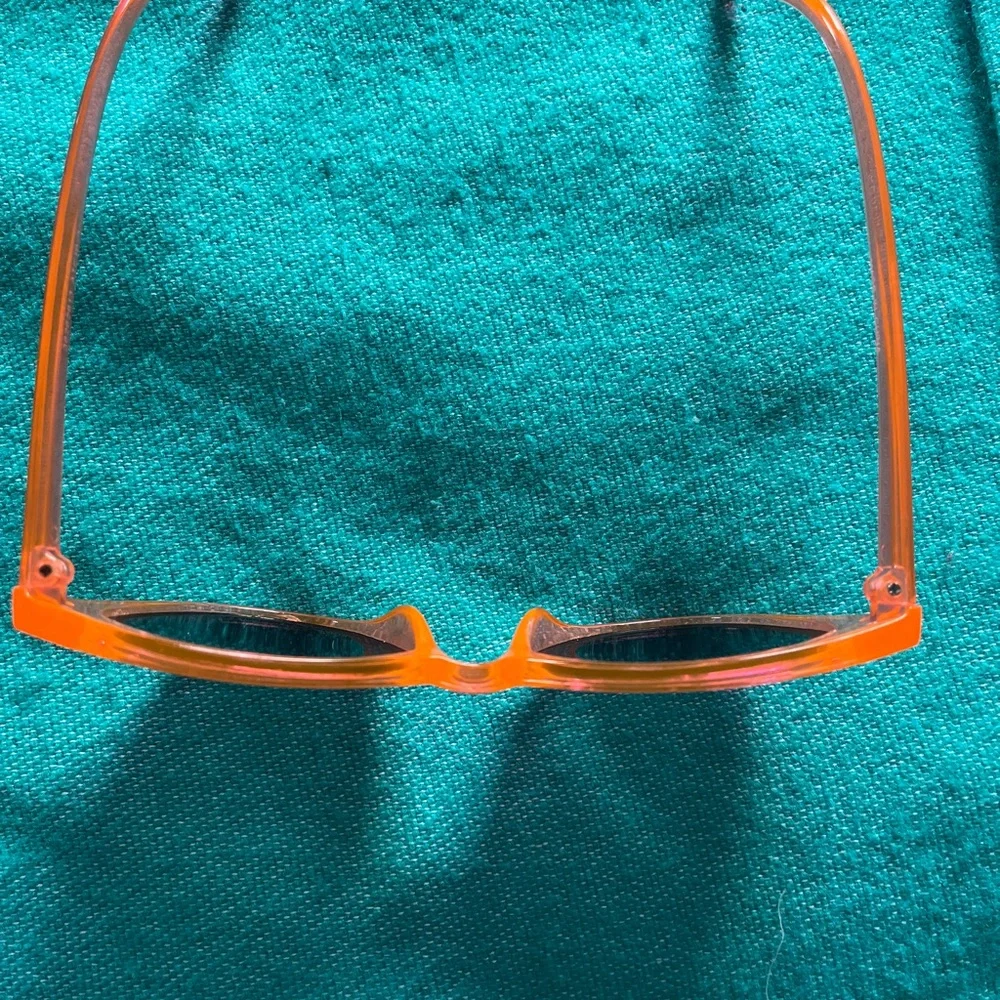 Stylish Neon Orange Sunglasses . Youth size